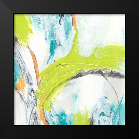 Piquant III Black Modern Wood Framed Art Print by Vess, June Erica