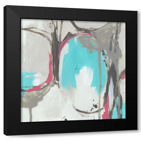 Vivant II Black Modern Wood Framed Art Print with Double Matting by Vess, June Erica