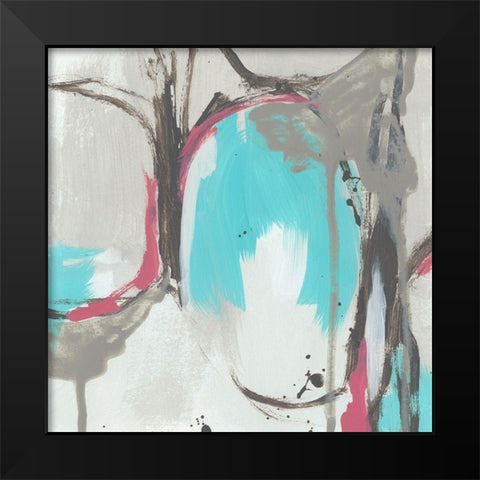 Vivant II Black Modern Wood Framed Art Print by Vess, June Erica