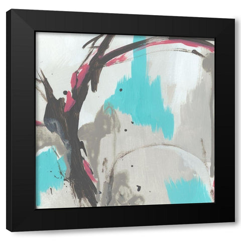 Vivant III Black Modern Wood Framed Art Print by Vess, June Erica