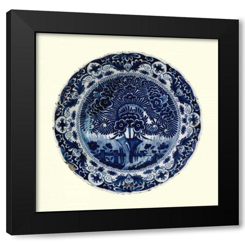 Embellished Earthenware I Black Modern Wood Framed Art Print with Double Matting by Vision Studio