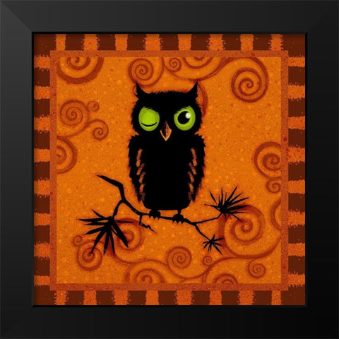 Spooktacular I Black Modern Wood Framed Art Print by Eisner, Viv