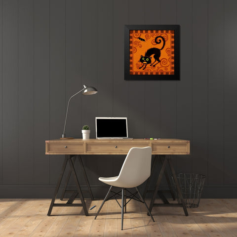 Spooktacular II Black Modern Wood Framed Art Print by Eisner, Viv