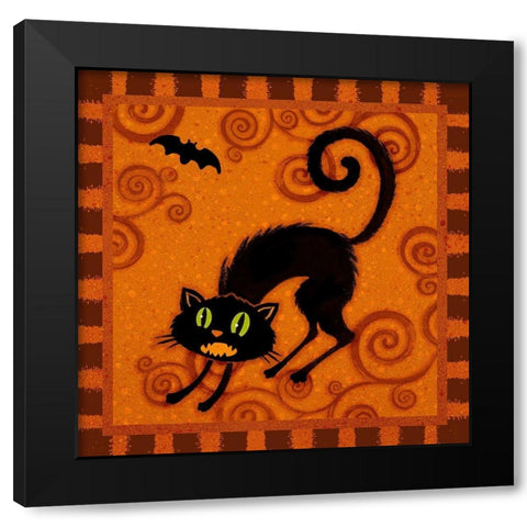 Spooktacular II Black Modern Wood Framed Art Print with Double Matting by Eisner, Viv