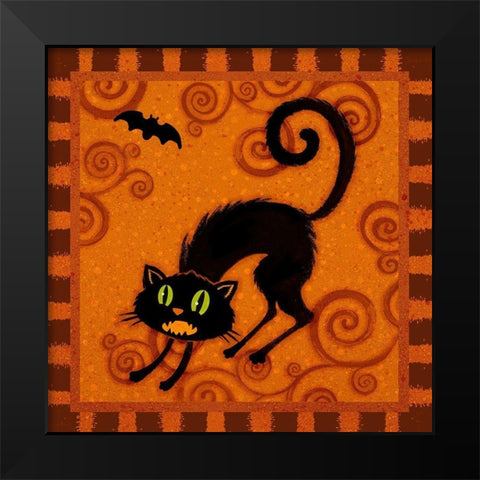 Spooktacular II Black Modern Wood Framed Art Print by Eisner, Viv
