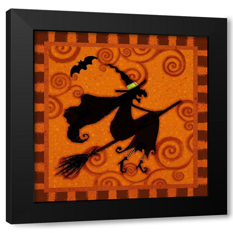 Spooktacular III Black Modern Wood Framed Art Print by Eisner, Viv