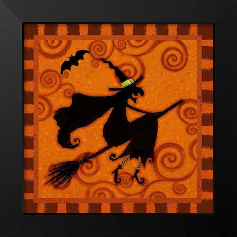 Spooktacular III Black Modern Wood Framed Art Print by Eisner, Viv