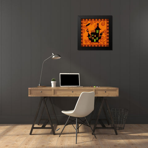 Spooktacular IV Black Modern Wood Framed Art Print by Eisner, Viv