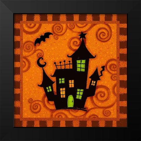 Spooktacular IV Black Modern Wood Framed Art Print by Eisner, Viv