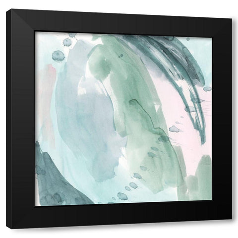 Pastel Scribe I Black Modern Wood Framed Art Print by Popp, Grace