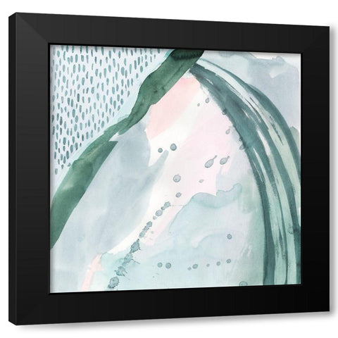 Pastel Scribe II Black Modern Wood Framed Art Print by Popp, Grace