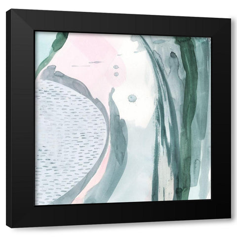 Pastel Scribe IV Black Modern Wood Framed Art Print by Popp, Grace