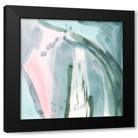 Pastel Scribe V Black Modern Wood Framed Art Print by Popp, Grace