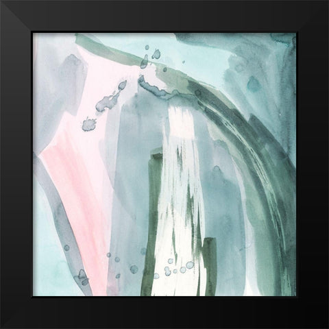 Pastel Scribe V Black Modern Wood Framed Art Print by Popp, Grace
