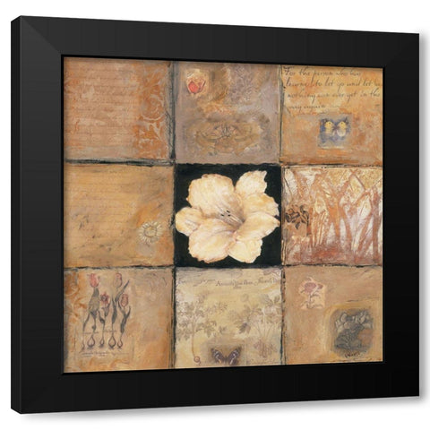 Golden Light Composition II Black Modern Wood Framed Art Print by Bagnato, Judi