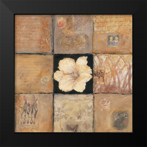 Golden Light Composition II Black Modern Wood Framed Art Print by Bagnato, Judi