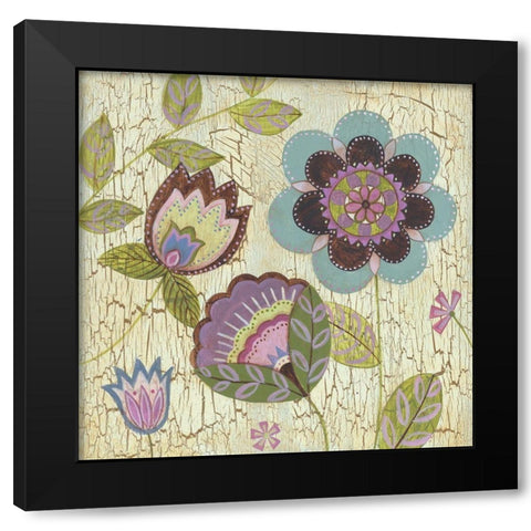 Tribeca II Black Modern Wood Framed Art Print by Tbs