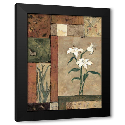Natures Bounty III Black Modern Wood Framed Art Print with Double Matting by Bagnato, Judi