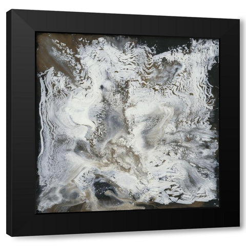 Transmutation I Black Modern Wood Framed Art Print by Bramma, Lila