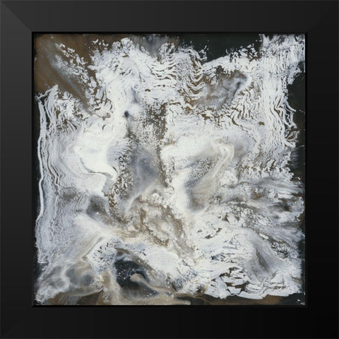 Transmutation I Black Modern Wood Framed Art Print by Bramma, Lila