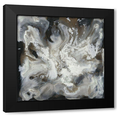 Transmutation II Black Modern Wood Framed Art Print with Double Matting by Bramma, Lila