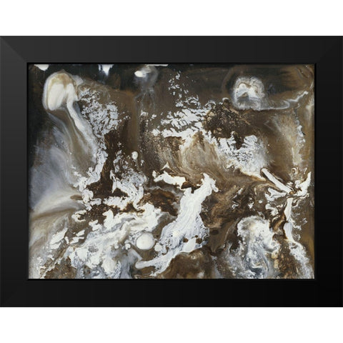 Transmutation III Black Modern Wood Framed Art Print by Bramma, Lila