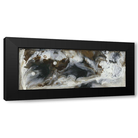 Transmutation VIII Black Modern Wood Framed Art Print with Double Matting by Bramma, Lila