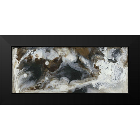 Transmutation VIII Black Modern Wood Framed Art Print by Bramma, Lila