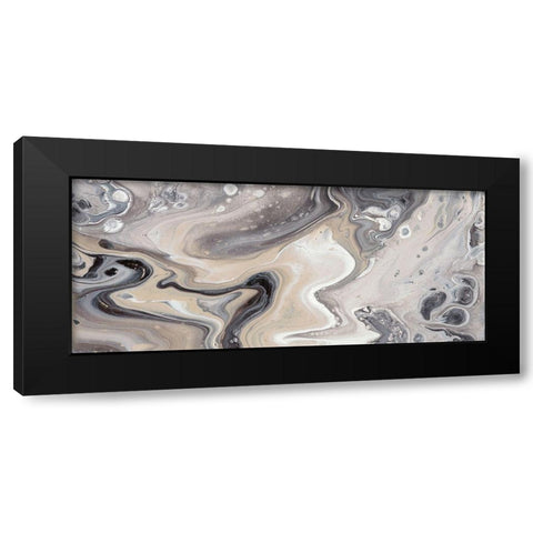 Cycle II Black Modern Wood Framed Art Print by Bramma, Lila