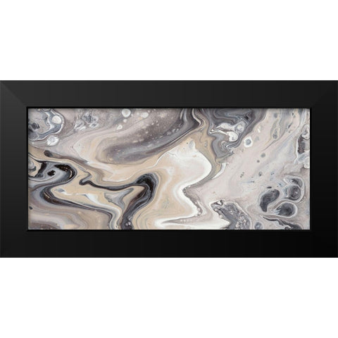 Cycle II Black Modern Wood Framed Art Print by Bramma, Lila
