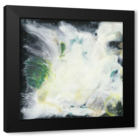 Ascension Abstract I Black Modern Wood Framed Art Print by Bramma, Lila