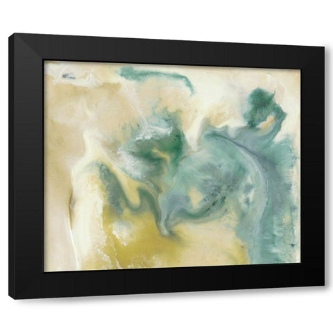 Emerald Tablets I Black Modern Wood Framed Art Print by Bramma, Lila