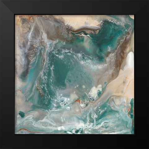 Light Born Spirit III Black Modern Wood Framed Art Print by Bramma, Lila