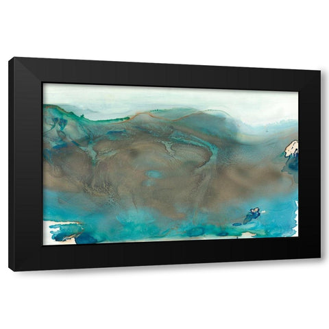 Align with Life I Black Modern Wood Framed Art Print with Double Matting by Bramma, Lila