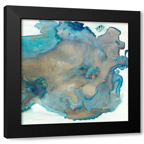 Align with Life II Black Modern Wood Framed Art Print with Double Matting by Bramma, Lila