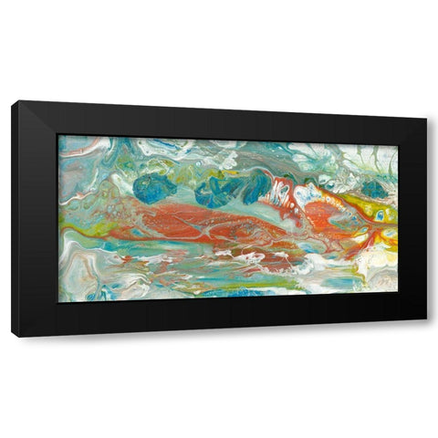 Color of Life II Black Modern Wood Framed Art Print with Double Matting by Bramma, Lila