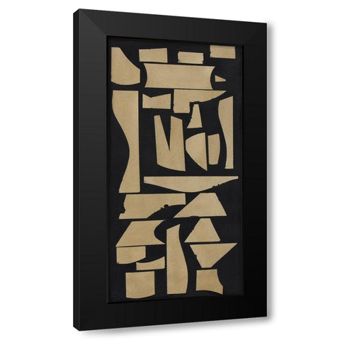 Finial I Black Modern Wood Framed Art Print by Delamater, Rob