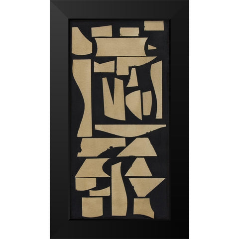 Finial I Black Modern Wood Framed Art Print by Delamater, Rob