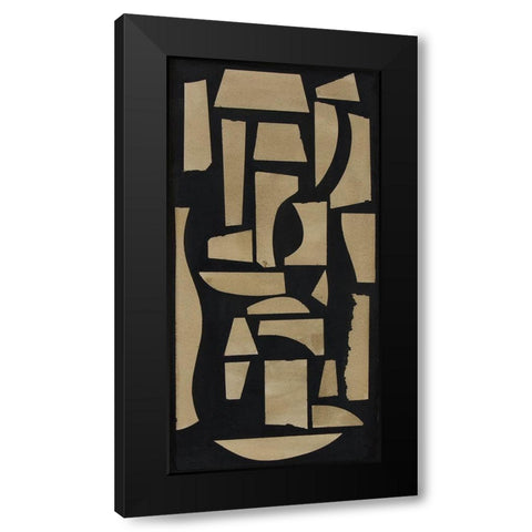 Finial II Black Modern Wood Framed Art Print by Delamater, Rob