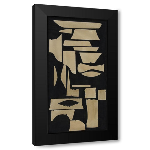 Finial III Black Modern Wood Framed Art Print by Delamater, Rob