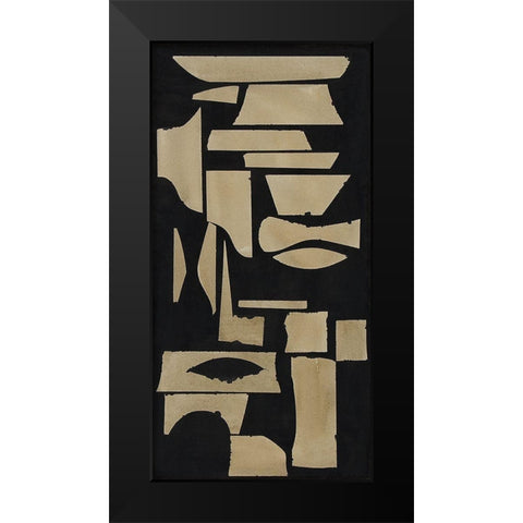 Finial III Black Modern Wood Framed Art Print by Delamater, Rob