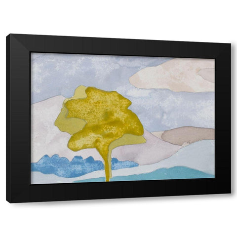 French Countryside III Black Modern Wood Framed Art Print by Delamater, Rob