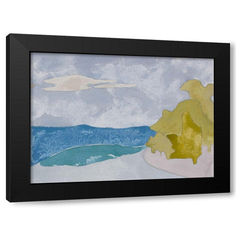 French Countryside IV Black Modern Wood Framed Art Print with Double Matting by Delamater, Rob