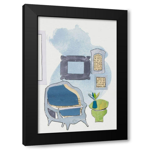 Chateau Interior I Black Modern Wood Framed Art Print by Delamater, Rob