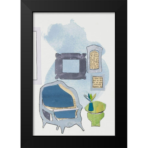 Chateau Interior I Black Modern Wood Framed Art Print by Delamater, Rob