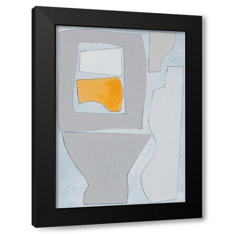 Elements of the Chateau I Black Modern Wood Framed Art Print with Double Matting by Delamater, Rob