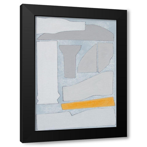 Elements of the Chateau II Black Modern Wood Framed Art Print with Double Matting by Delamater, Rob