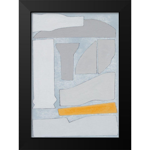 Elements of the Chateau II Black Modern Wood Framed Art Print by Delamater, Rob
