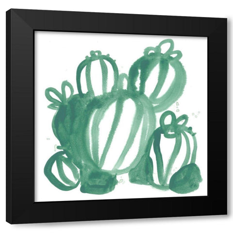 Boho Tropicals III Black Modern Wood Framed Art Print by Vess, June Erica