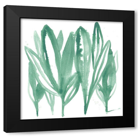 Boho Tropicals IV Black Modern Wood Framed Art Print by Vess, June Erica
